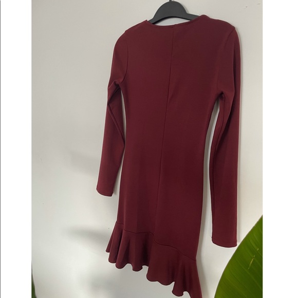 Asos long sleeve peplum hem dress - XS /S - Picture 8 of 14